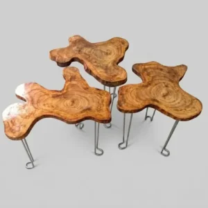 Live Edge Side Tables – Handcrafted Wooden Furniture | Live Edge Decor