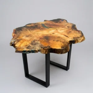 Live Edge Breakfast Table – Natural Beauty for Modern Dining